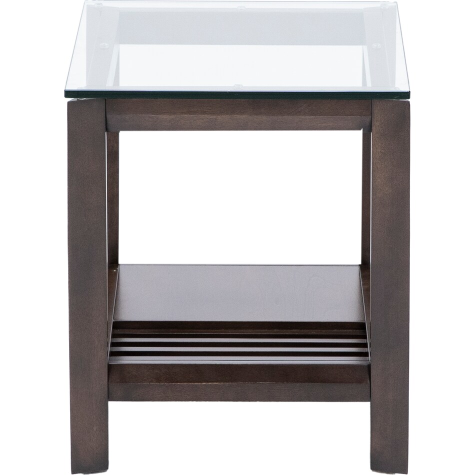 canadel furniture brown end table fus  