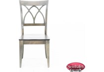 canadel furniture grey inch standard seat height side chair  image   