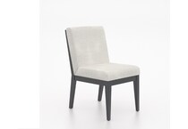 canadel furniture grey inch standard seat height side chair   