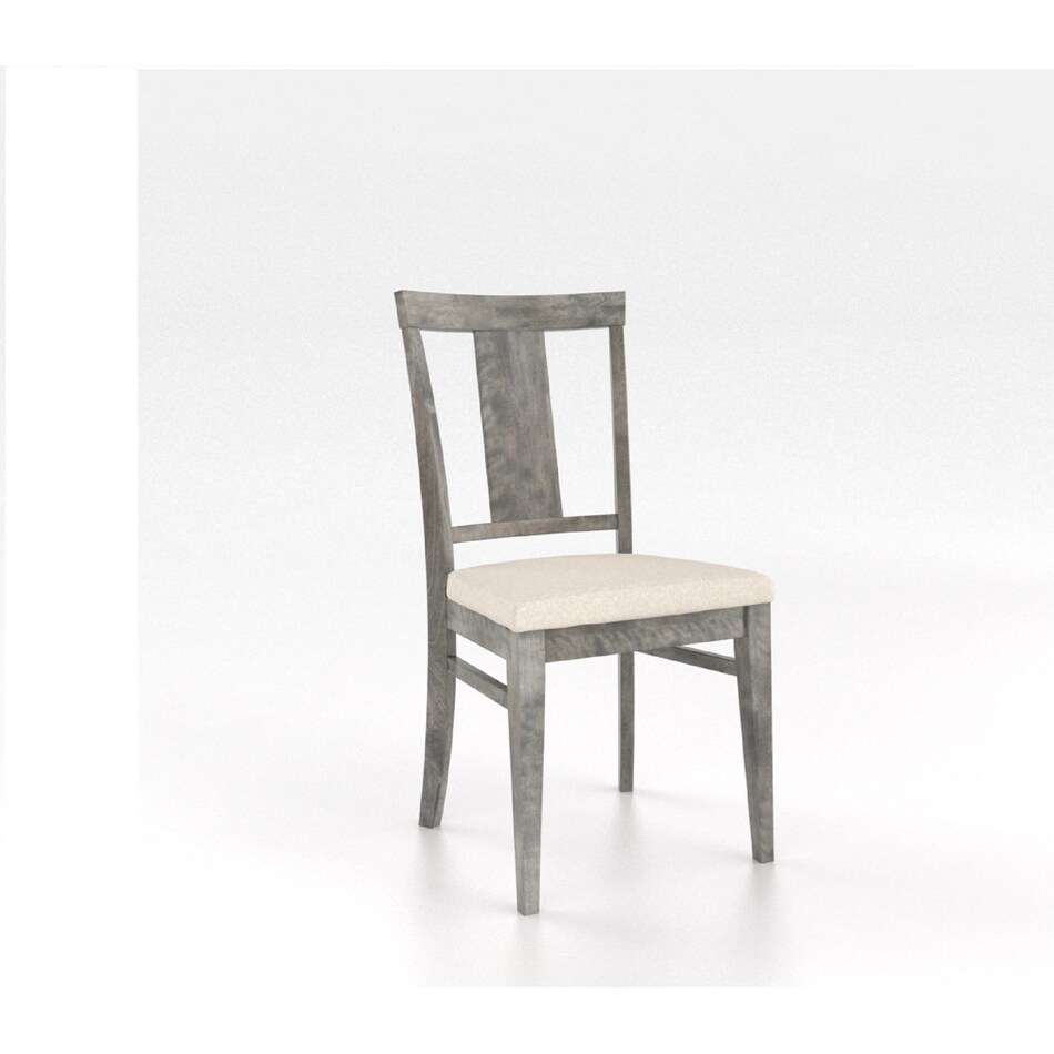 canadel furniture grey inch standard seat height side chair   