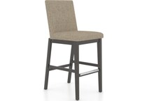 canadel furniture grey  inch counter seat height stool   