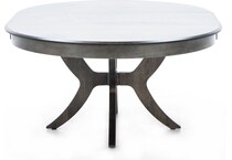 canadel furniture grey inch standard height round oval p  