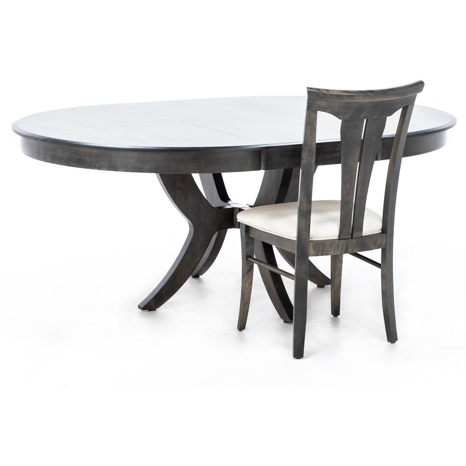 canadel furniture grey inch standard height round oval p  