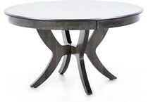 canadel furniture grey inch standard height round oval p  