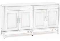 canadel furniture white buffet server sideboard   