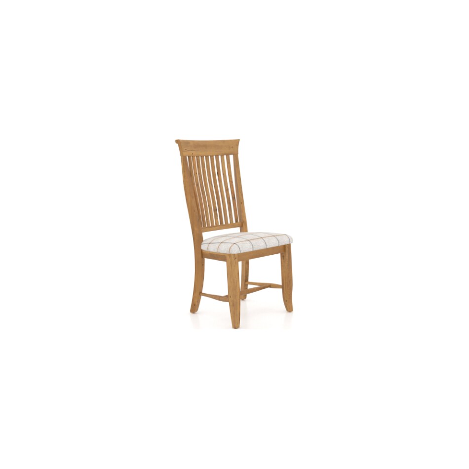 canadel  honey washed   oz fabric inch standard seat height side chair   