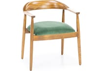 canadel  oak washed   k velvet inch standard seat height side chair   