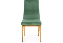 canadel  oak washed   k velvet inch standard seat height side chair   