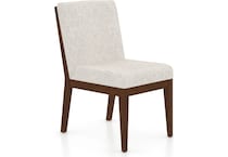 canadel  cognac washed   cl fabric inch standard seat height arm chair   