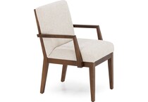 canadel  cognac washed   cl fabric inch standard seat height arm chair   