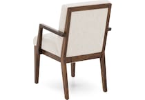canadel  cognac washed   cl fabric inch standard seat height arm chair   