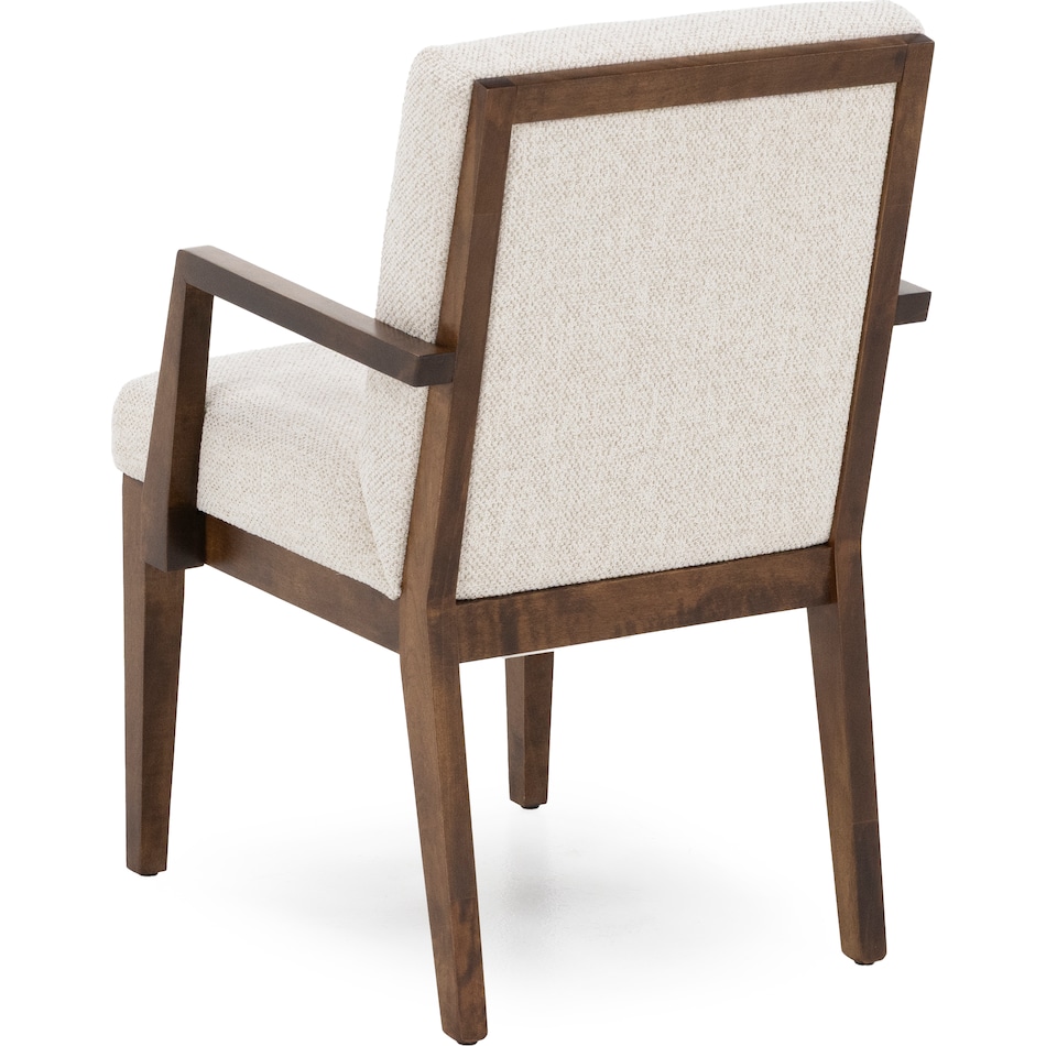 canadel  cognac washed   cl fabric inch standard seat height arm chair   