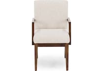 canadel  cognac washed   cl fabric inch standard seat height arm chair   