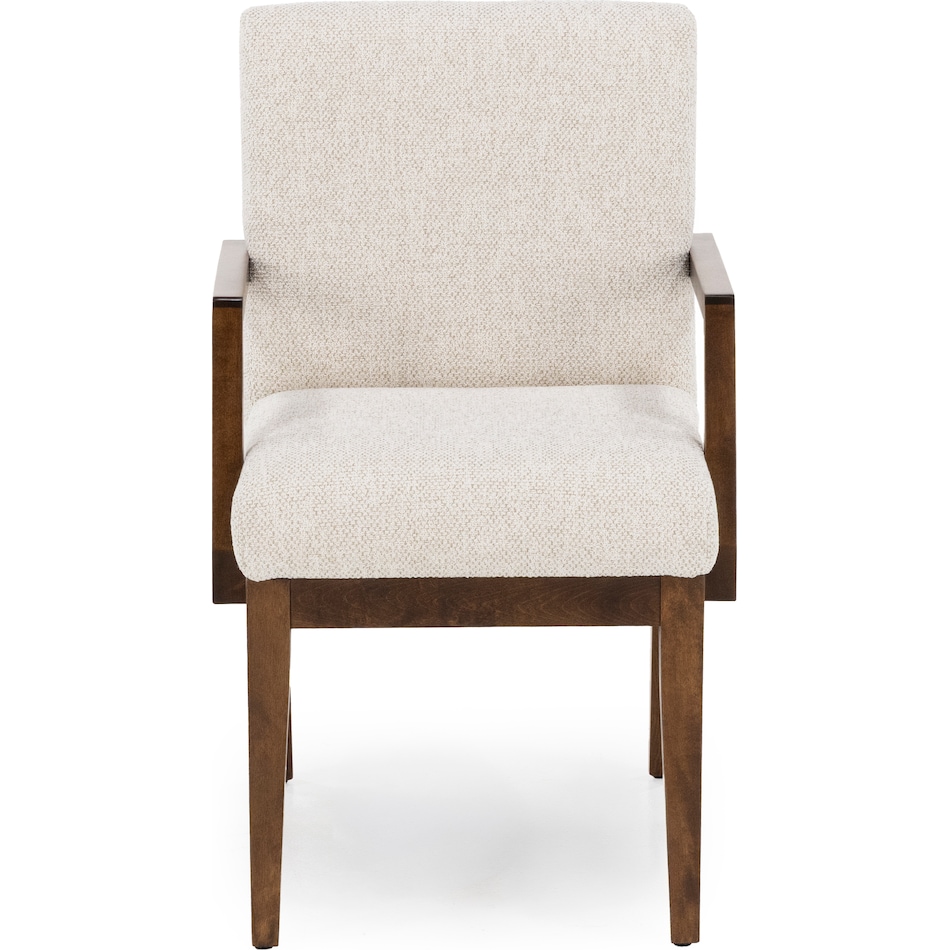 canadel  cognac washed   cl fabric inch standard seat height arm chair   