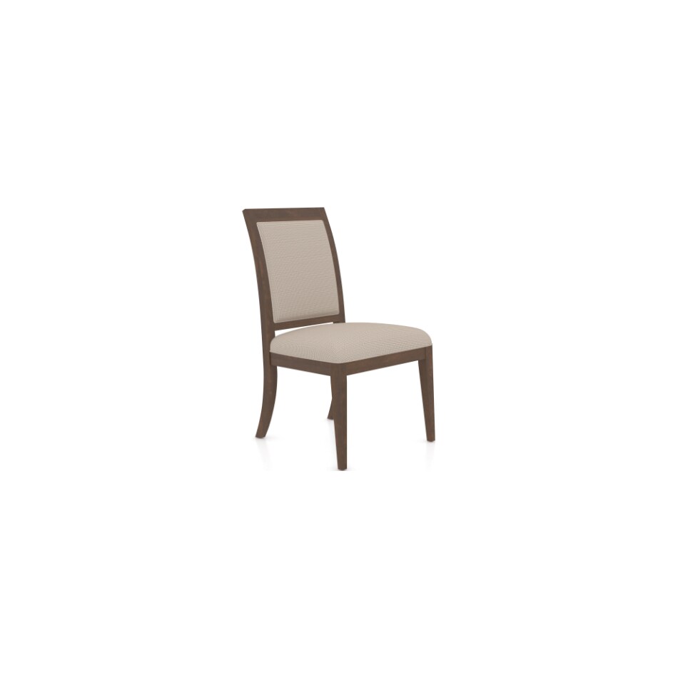 canadel  cognac washed   fa alta inch standard seat height side chair   