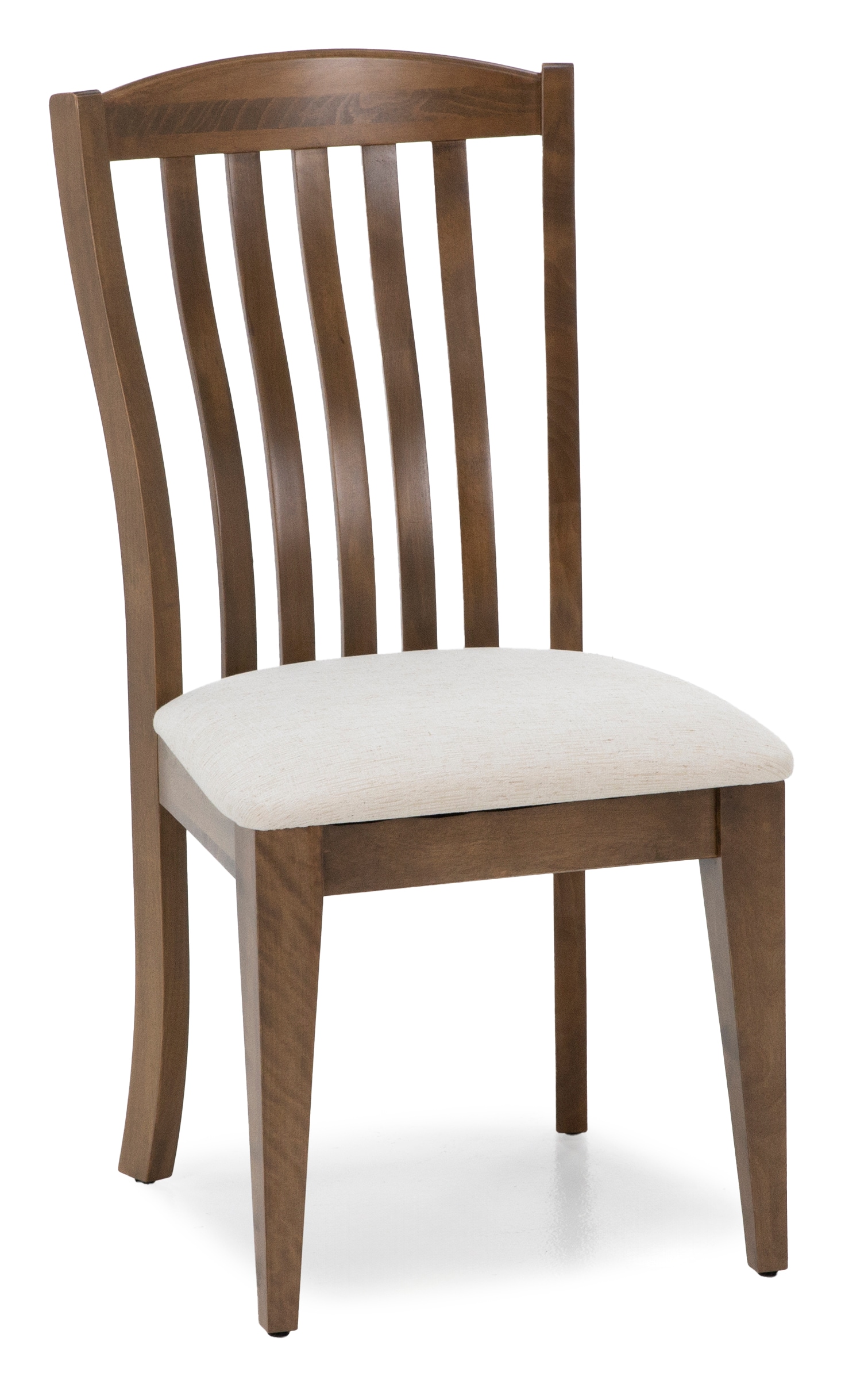 【蔵出し】冠婚葬祭　膳　25脚 Canadel Gourmet Side Chair 9048 In 25 Pecan Washed / 7Q Fabric