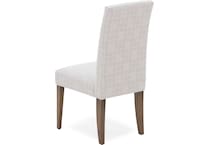 canadel  pecan washed inch standard seat height side chair   