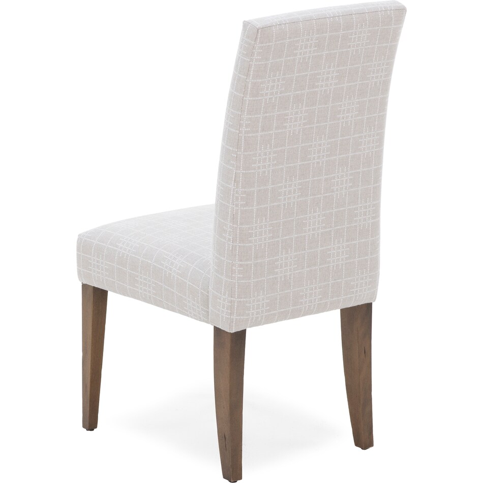 canadel  pecan washed inch standard seat height side chair   