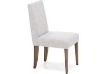 canadel  pecan washed inch standard seat height side chair   
