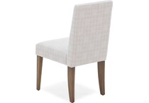 canadel  pecan washed inch standard seat height side chair   
