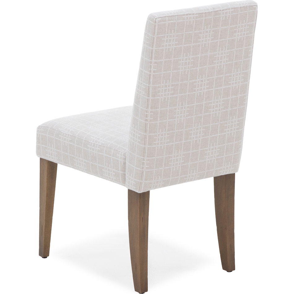 canadel  pecan washed inch standard seat height side chair   