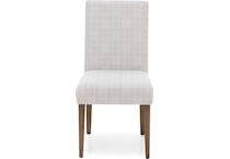 canadel  pecan washed inch standard seat height side chair   