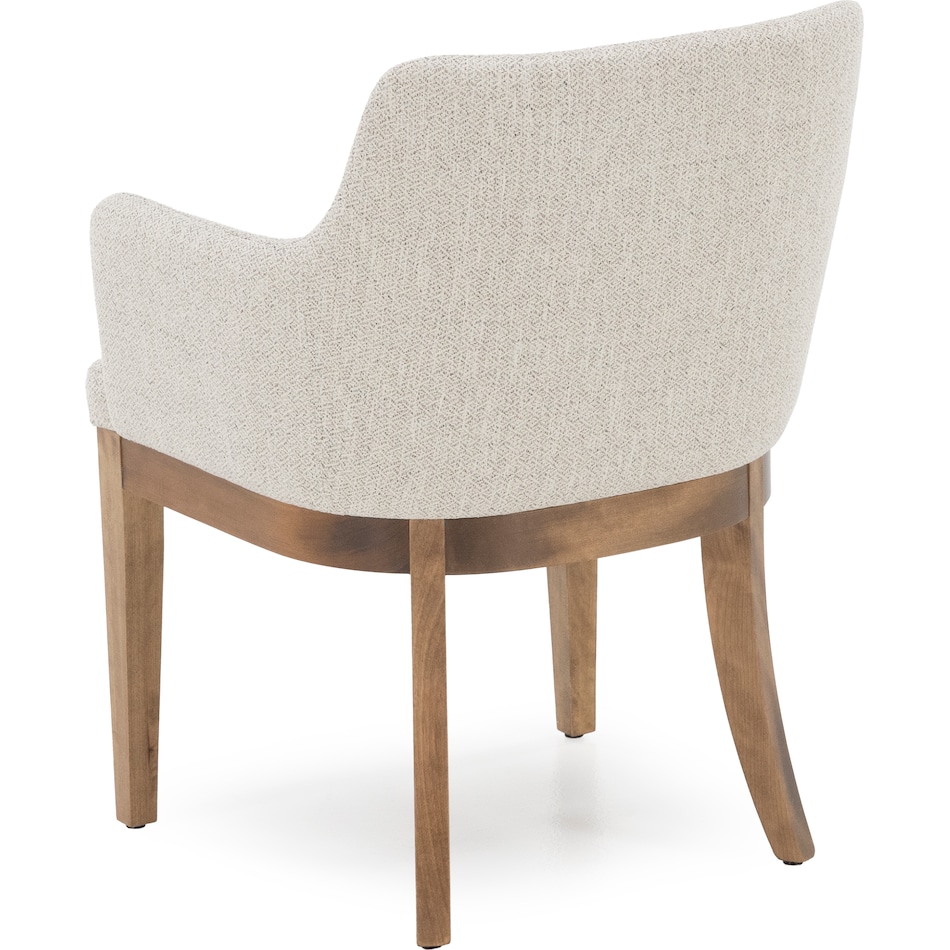 canadel  ginger washed   fp crypton inch standard seat height arm chair   