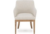 canadel  ginger washed   fp crypton inch standard seat height arm chair   