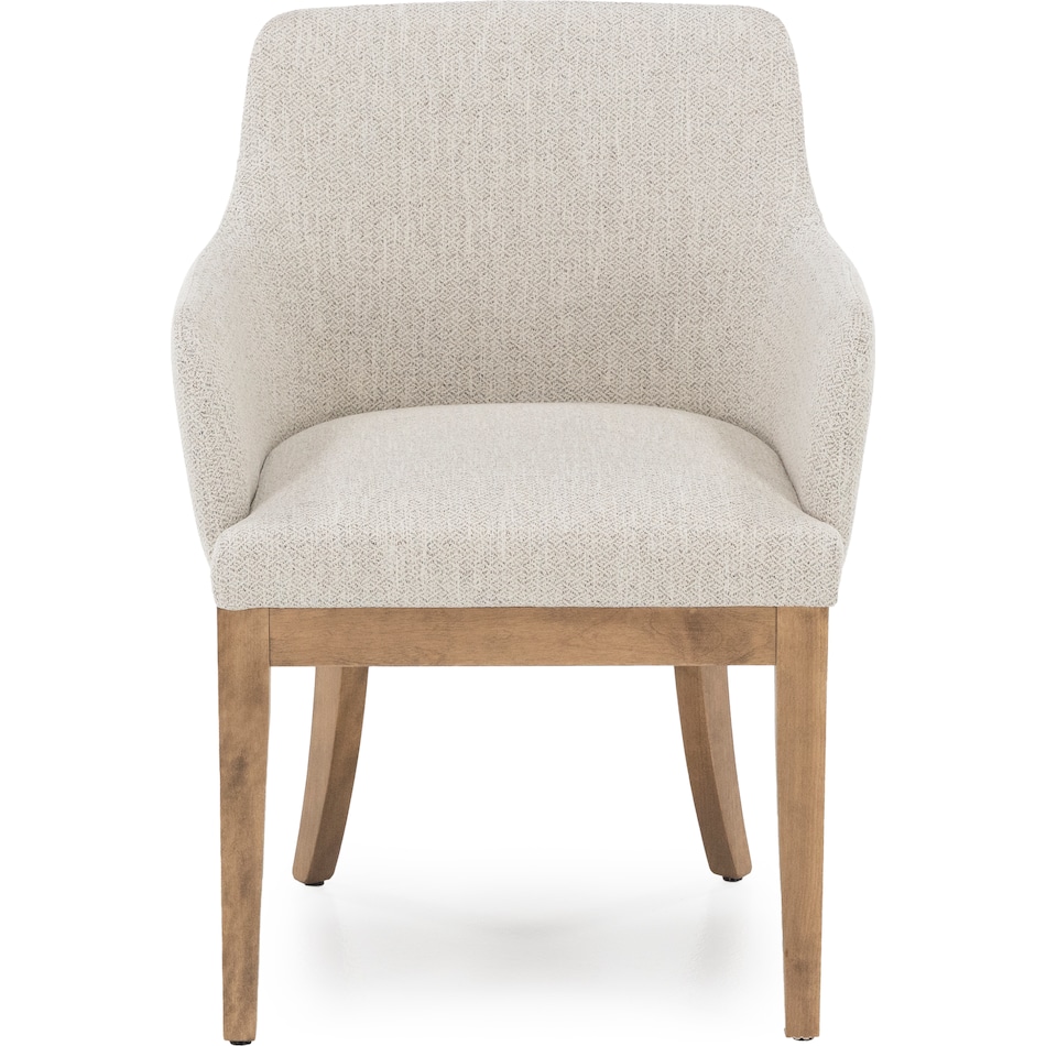 canadel  ginger washed   fp crypton inch standard seat height arm chair   