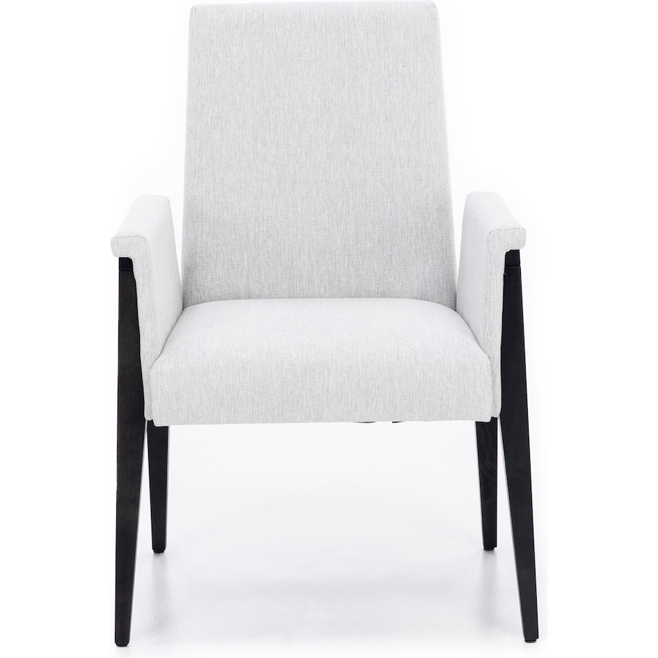 canadel black inch standard seat height arm chair   