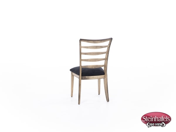 canadel black inch standard seat height side chair  image   