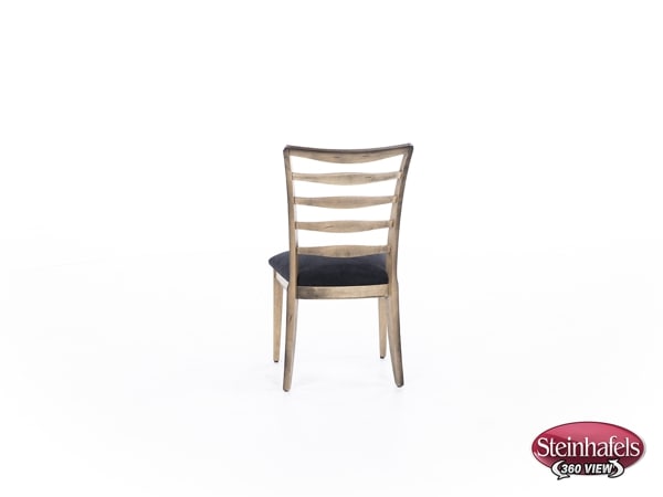 canadel black inch standard seat height side chair  image   