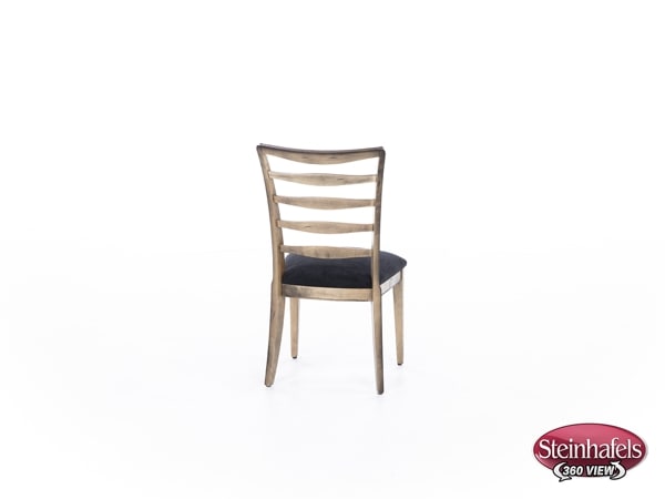 canadel black inch standard seat height side chair  image   