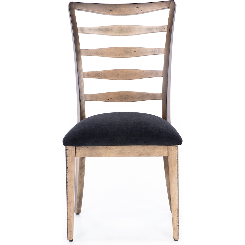 canadel black inch standard seat height side chair   