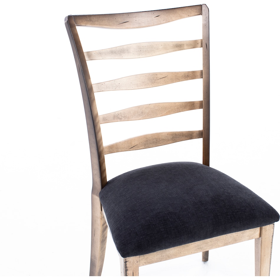 canadel black inch standard seat height side chair   