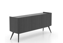 canadel black buffet server sideboard   