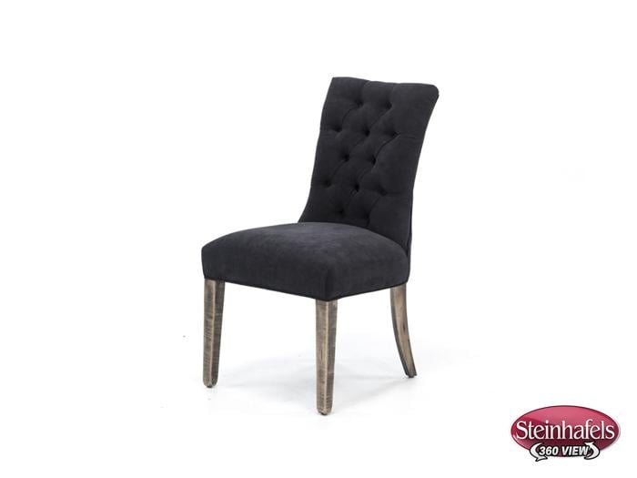 canadel black standard height side chair  image   