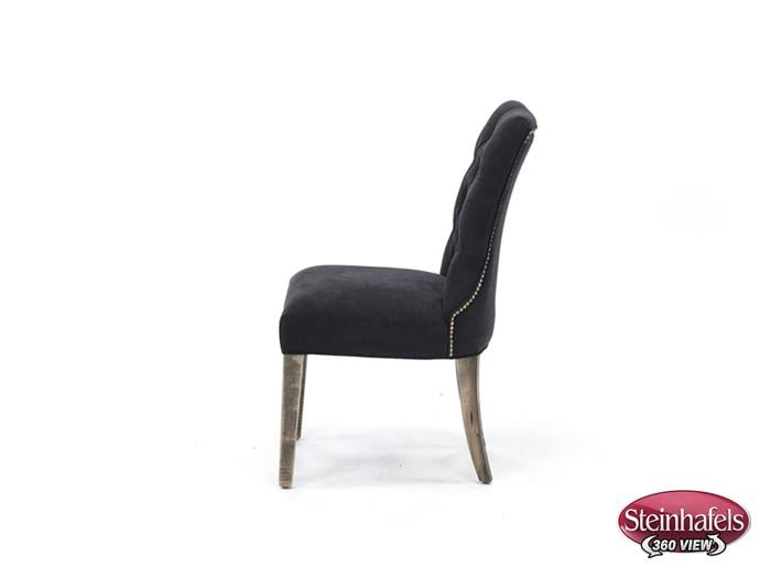 canadel black standard height side chair  image   