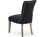 canadel black standard height side chair   