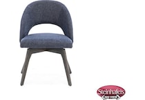 canadel blue inch standard seat height side chair  image   