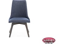 canadel blue inch standard seat height side chair  image   