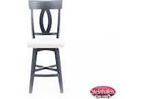canadel blue  inch counter seat height stool  image   