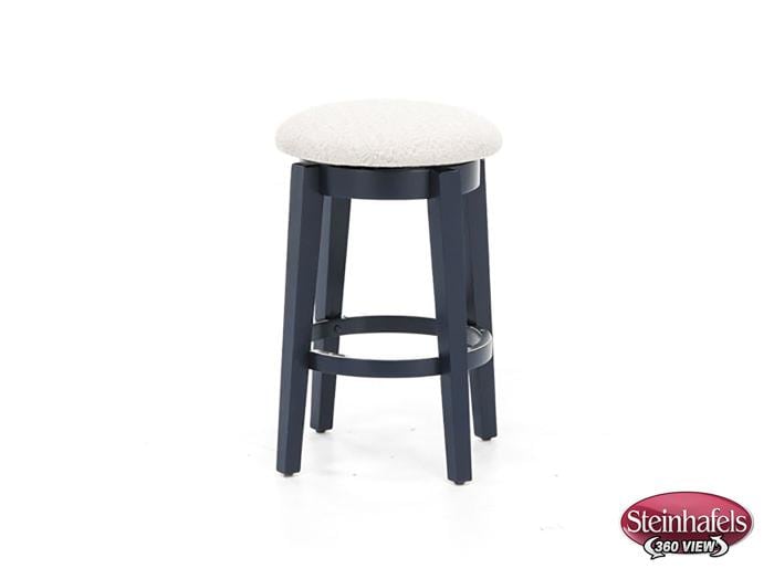 canadel blue  inch counter seat height stool  image   