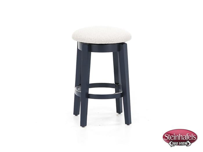 canadel blue  inch counter seat height stool  image   