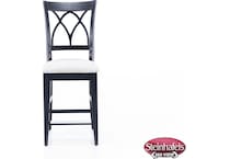 canadel blue  inch counter seat height stool  image   