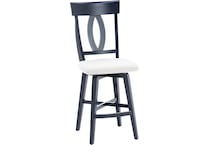 canadel blue  inch counter seat height stool   