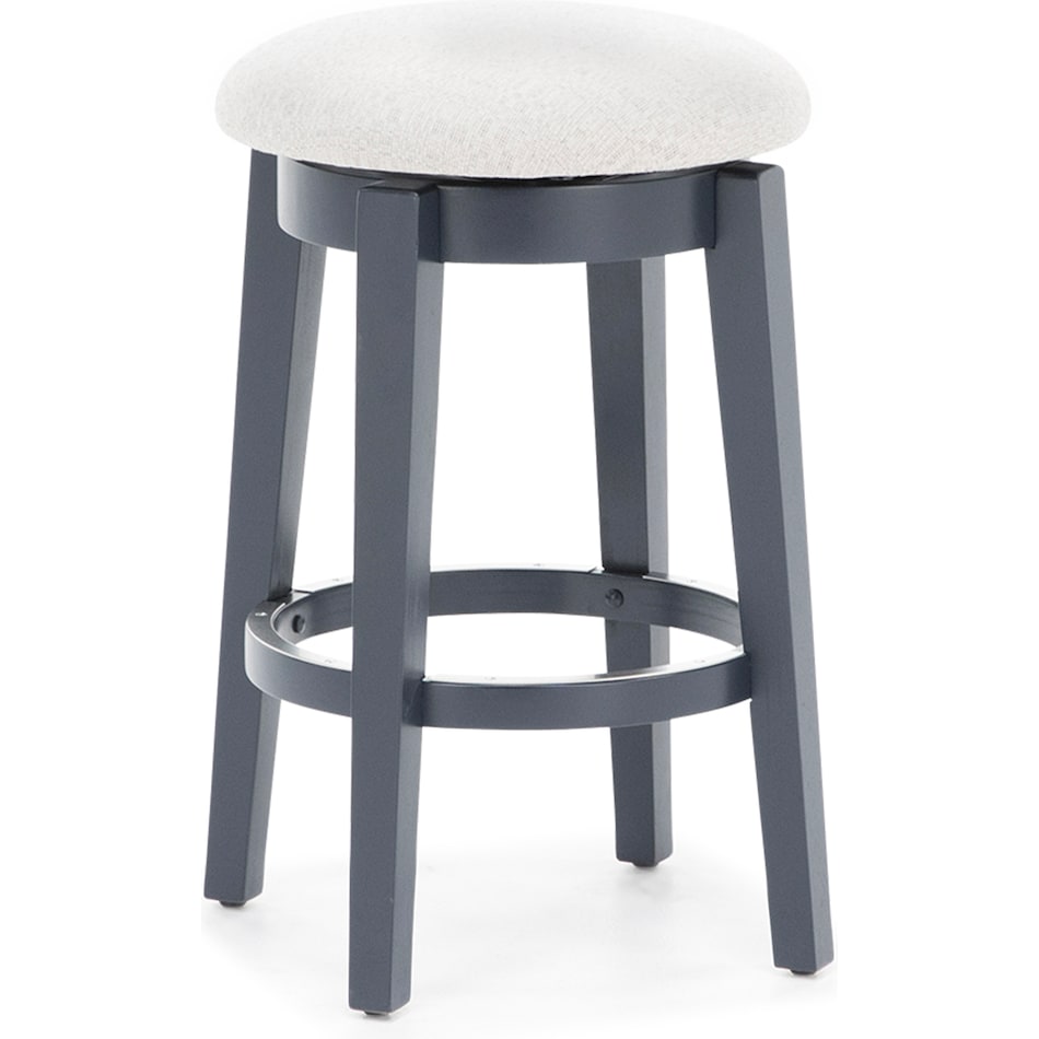 canadel blue  inch counter seat height stool   