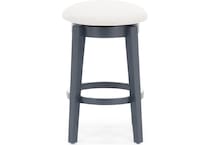 canadel blue  inch counter seat height stool   