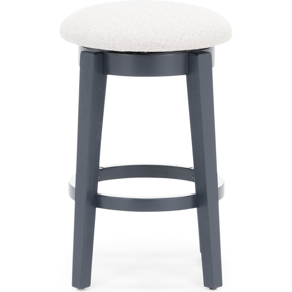 canadel blue  inch counter seat height stool   