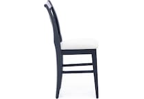 canadel blue  inch counter seat height stool   